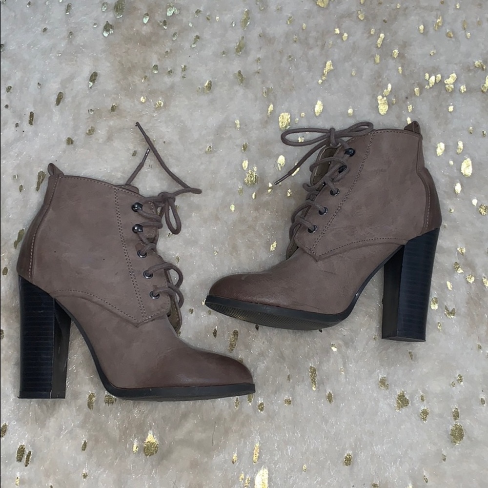 Grey booties